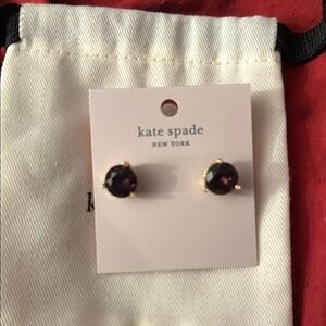 Chic Pink and Gold Stud Earrings